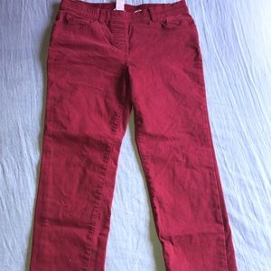 Allison Daley maroon jeggings